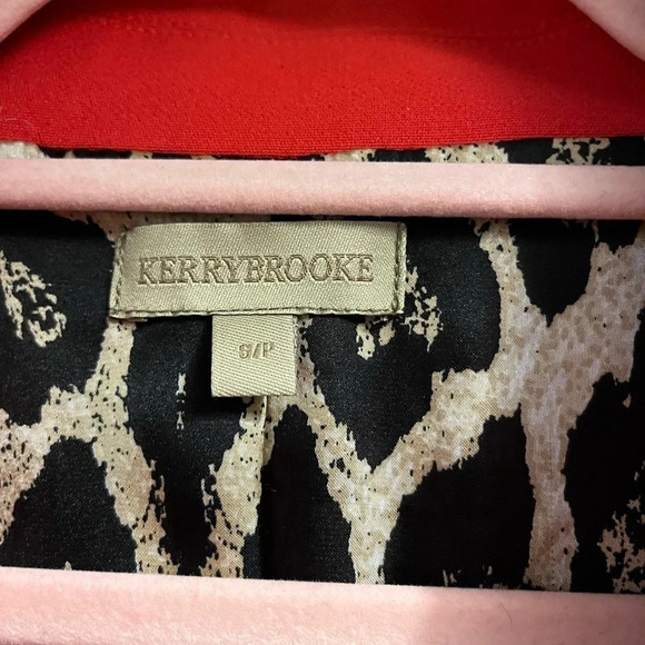 KERRY BROOKE S vintage coral red blazer - Picture 5 of 6